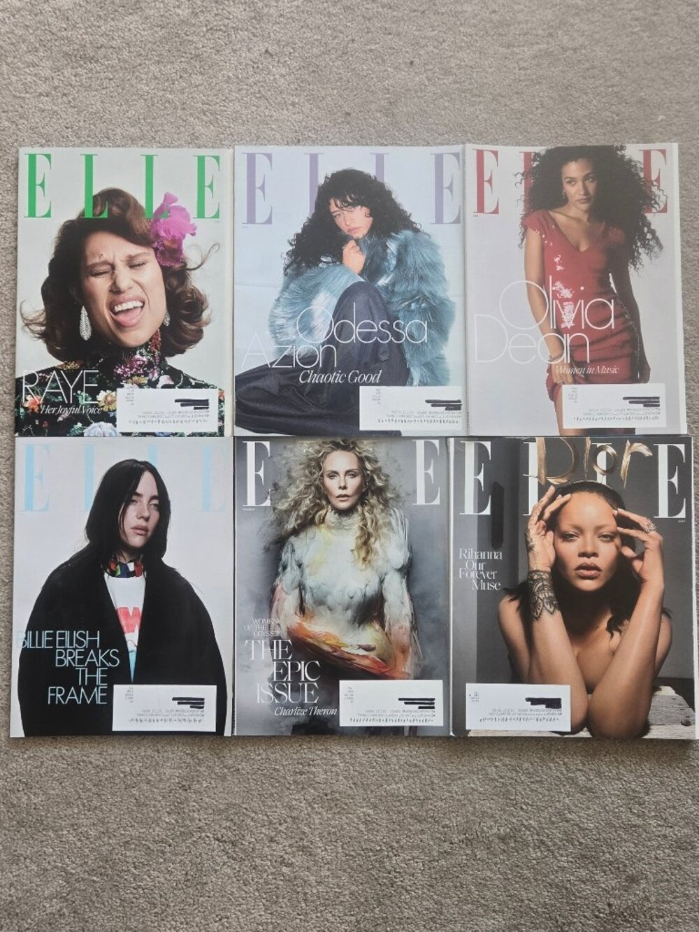 Elle Magazine 2026 - Collection of 6 Issues